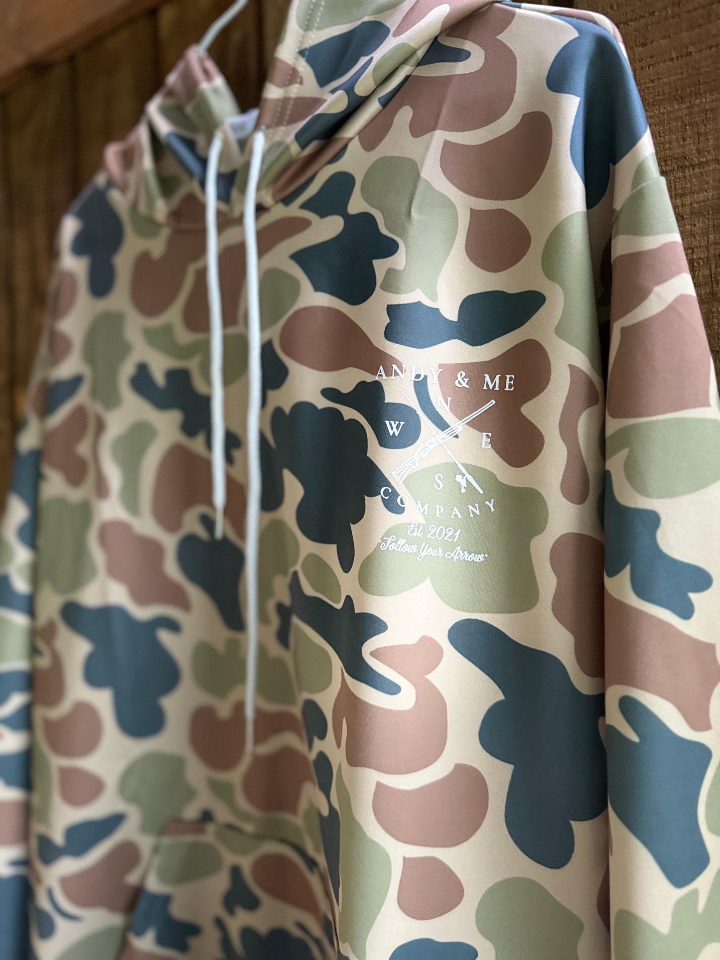 Old School Camo Hooded Sweatshirt