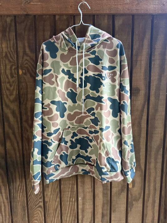 Old School Camo Hooded Sweatshirt