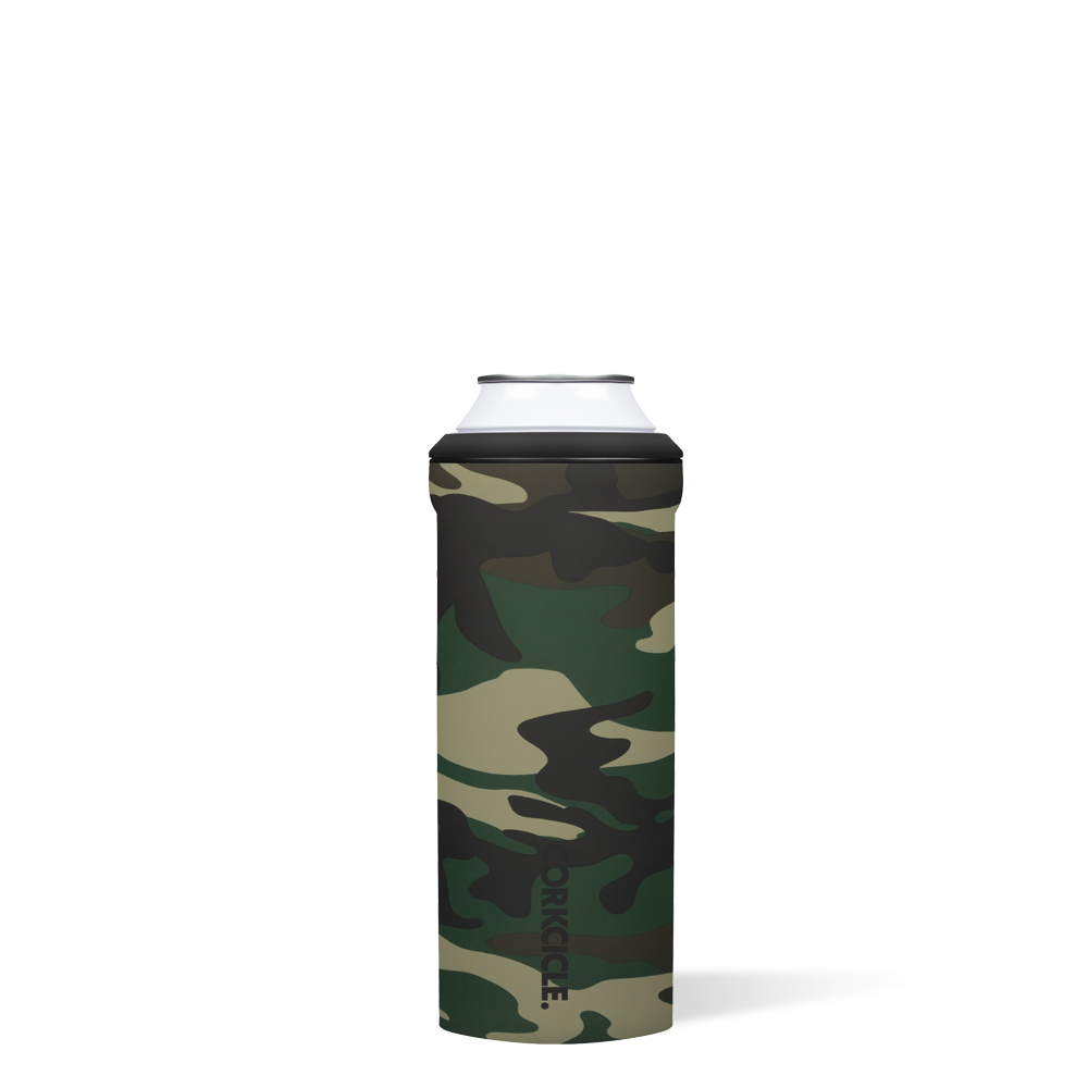 Slim Can Cooler - Woodland Camo