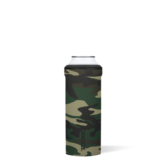 Slim Can Cooler - Woodland Camo