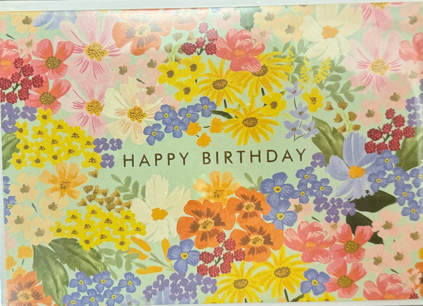 Floral Birthday Card Stationery