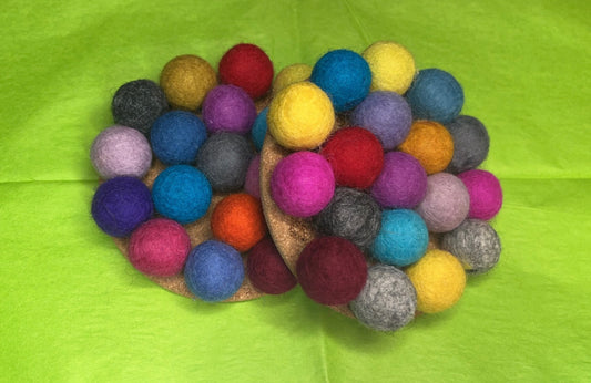 “Poppy” Handmade Coasters