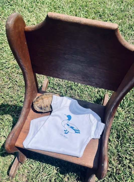 “Little Mallard” Short Sleeve Onesie