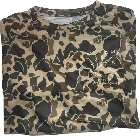"Fowl Play" Camo Performance Tee Long Sleeve