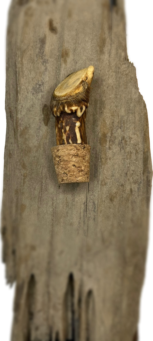 Antler Cork Bottle Stopper