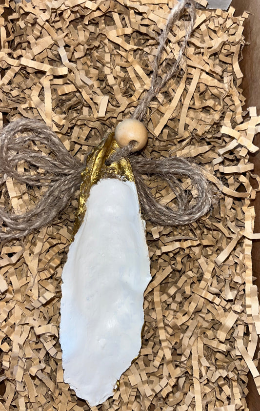 Handcrafted Oyster Shell Ornament