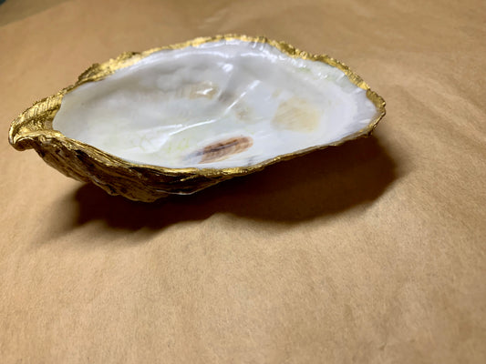 "Keep The Bay" Oyster Shell Jewelry Dish