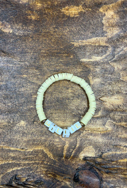 "The Stackes" Heishi Coin Bracelets