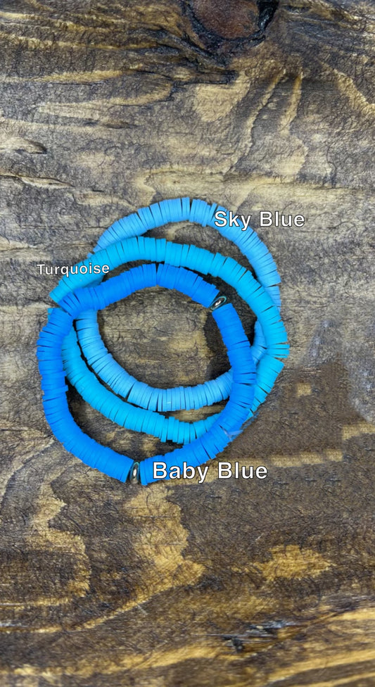 "The Stackes" Heishi Coin Bracelets