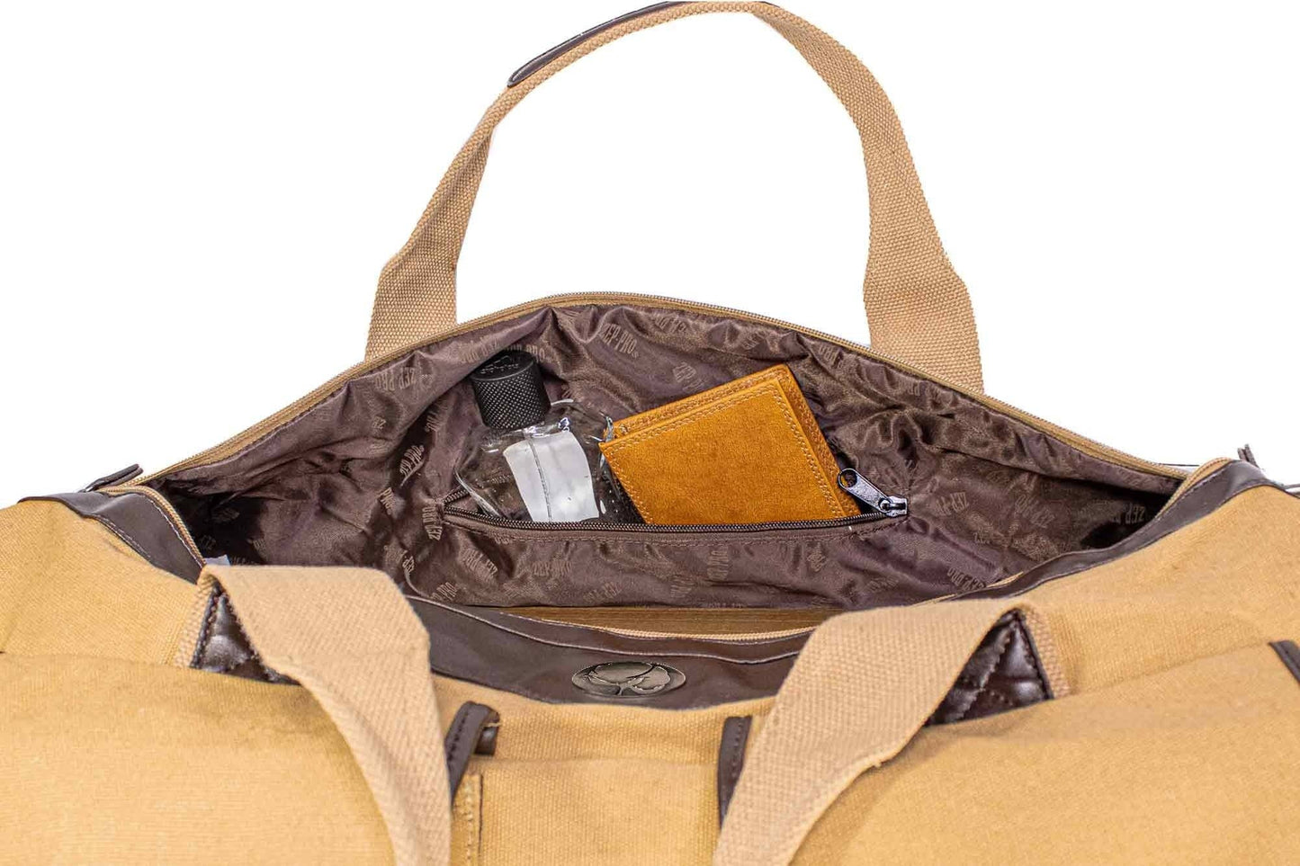 Cotton Boll Canvas Weekender Bag