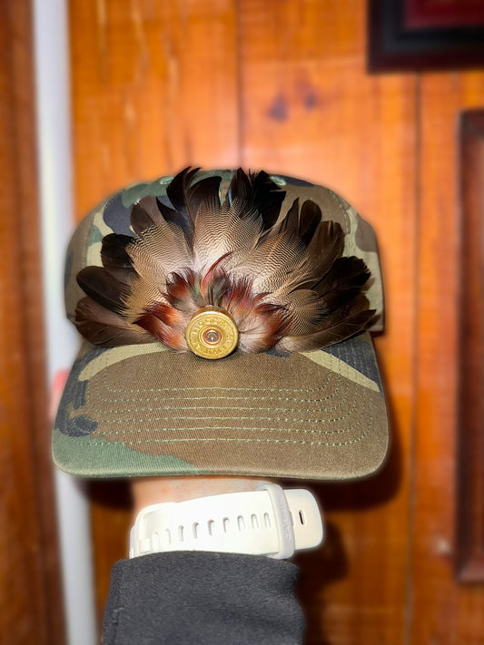 "Flown Out" Feathered Fitted Cap - Women's