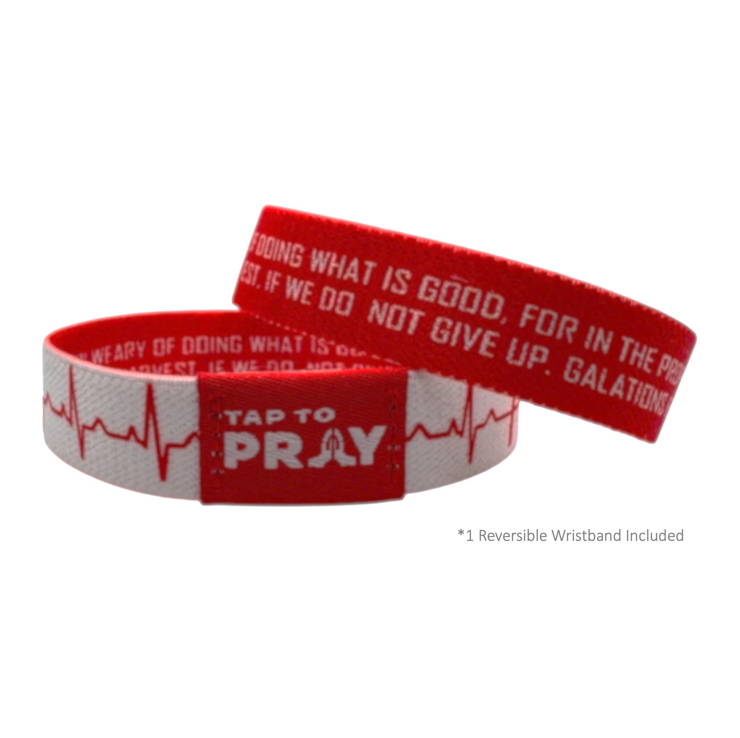 Versible TAP TO PRAY Wristbands