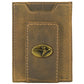 Mallard Vintage Tan Leather Magnetic Front Pocket Wallet