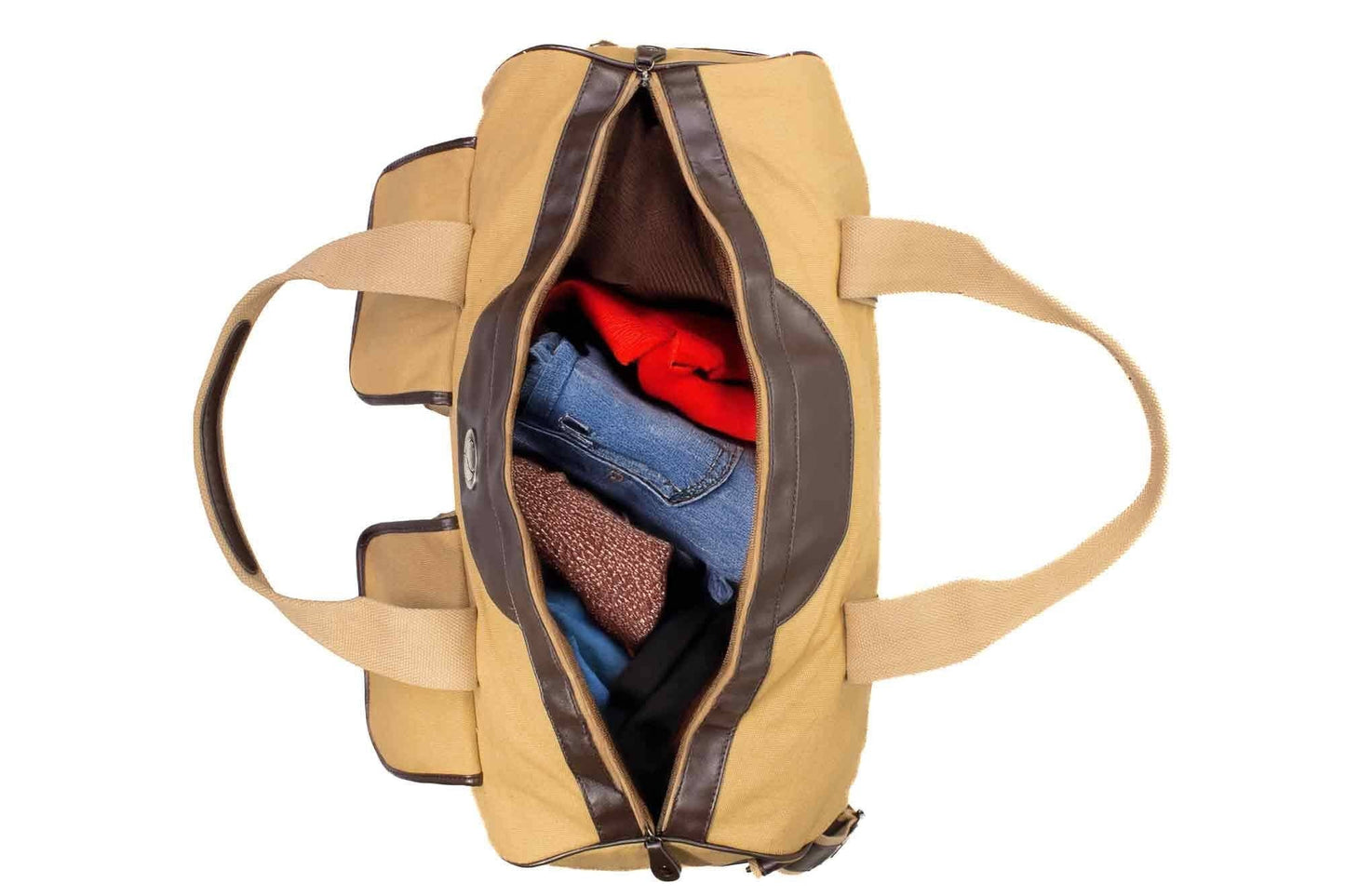 Cotton Boll Canvas Weekender Bag