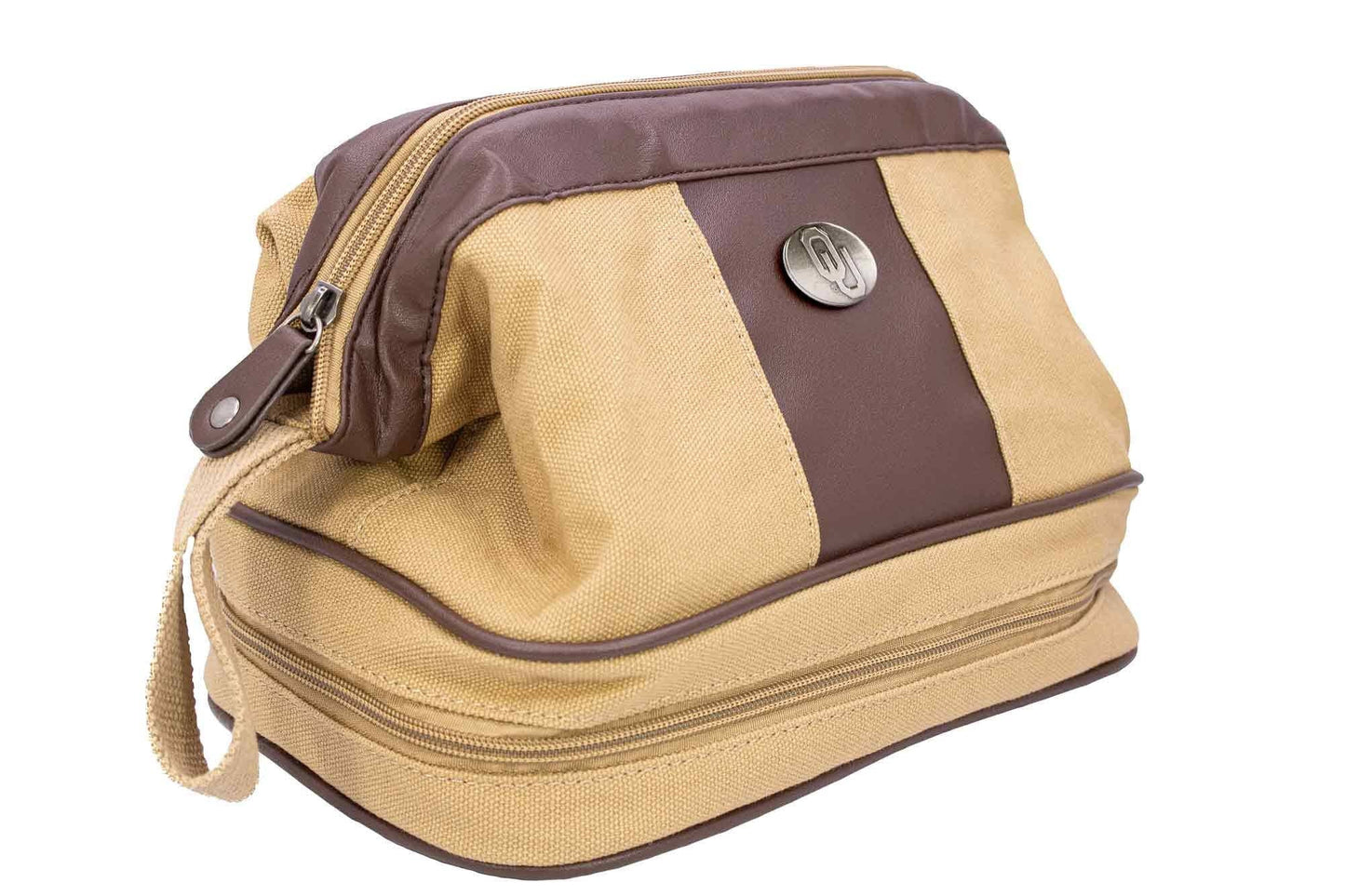 Cotton Boll Canvas Toiletry Bag