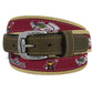 USC Gamecocks Men's Collegiate Stadium Collection Woven Ribbon Belt.