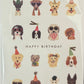 Dogs Pawty - Birthday Card Stationery