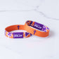 Tap To Pray™ Wristbands - Team Camo - Orange & Purple