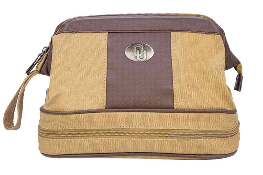 Cotton Boll Canvas Toiletry Bag
