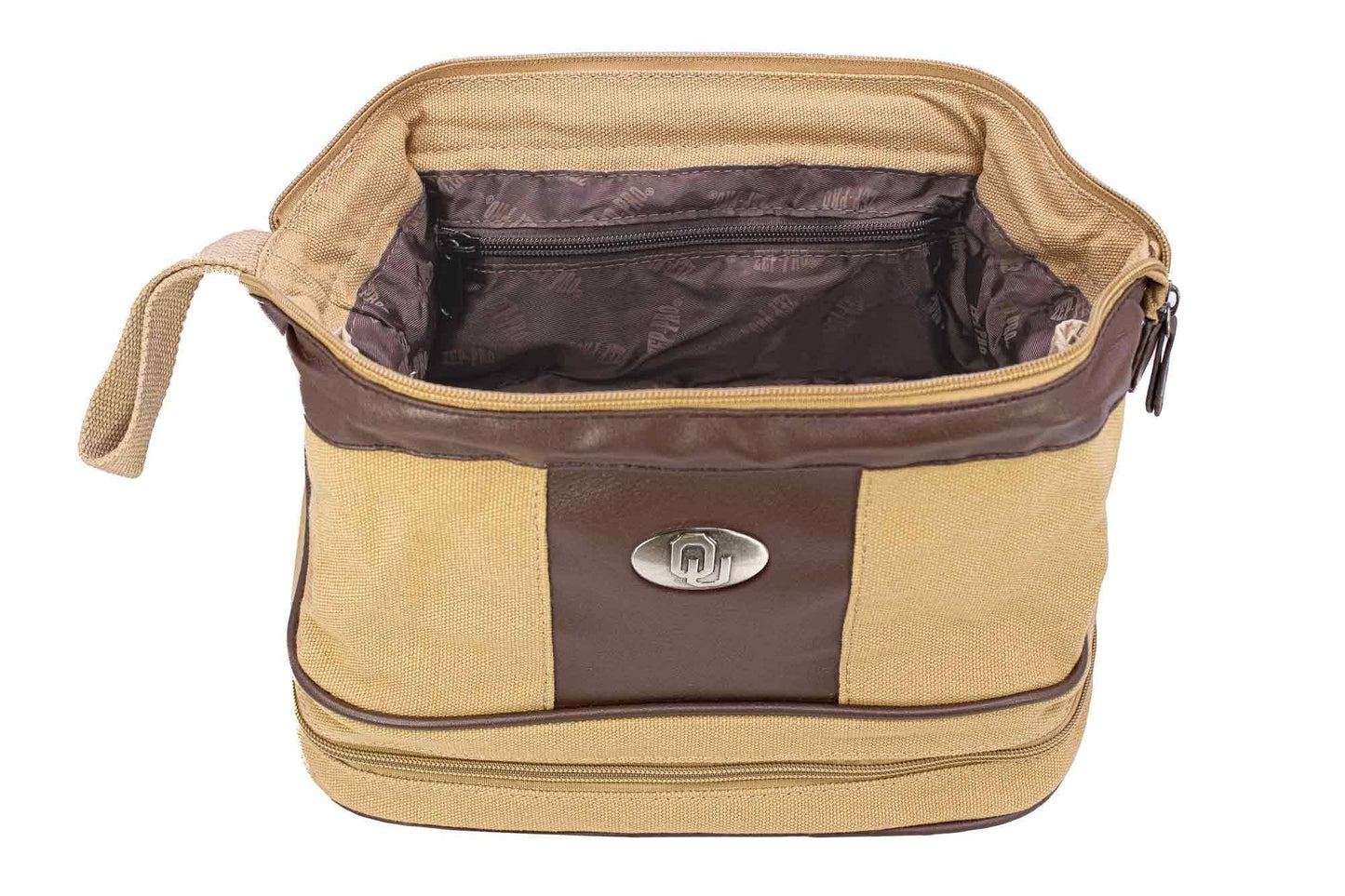 Cotton Boll Canvas Toiletry Bag