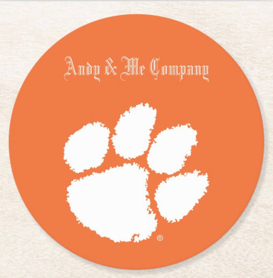 "Orange For Andy" Clemson Tiger Coasters