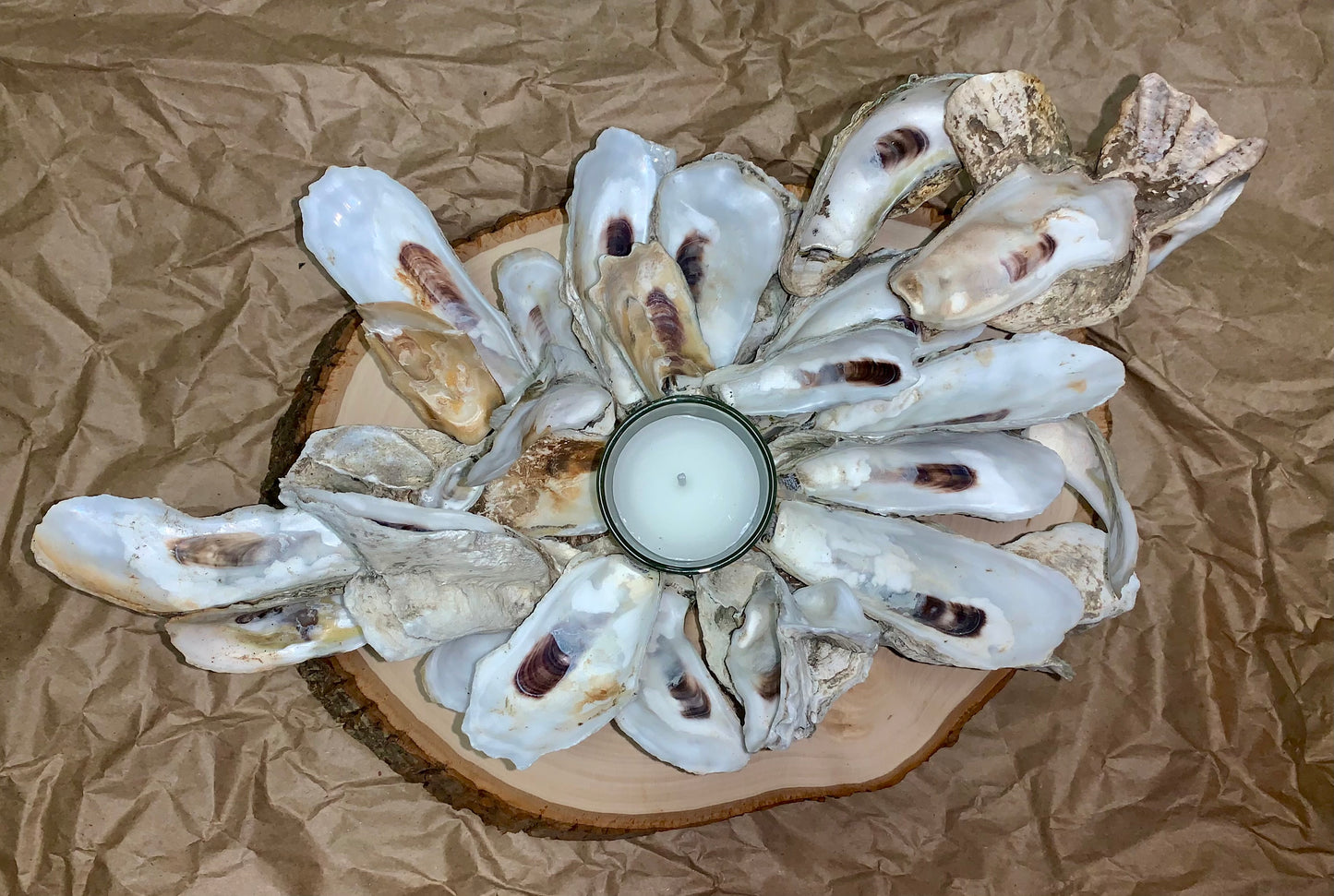 "Oyster Bed" Candle Holder