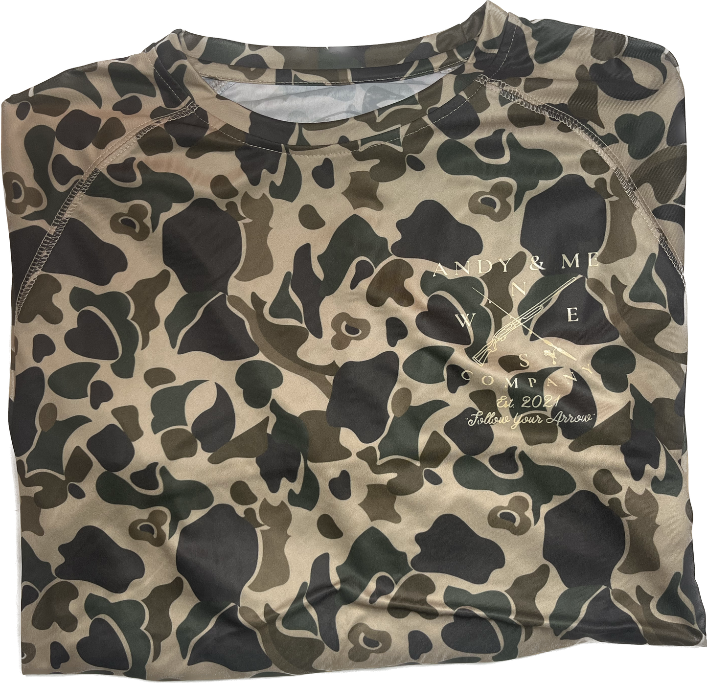 "Fowl Play" Camo Performance Tee Long Sleeve