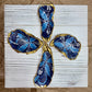 "Meet Me at the Causeway" Decoupage Oyster Cross